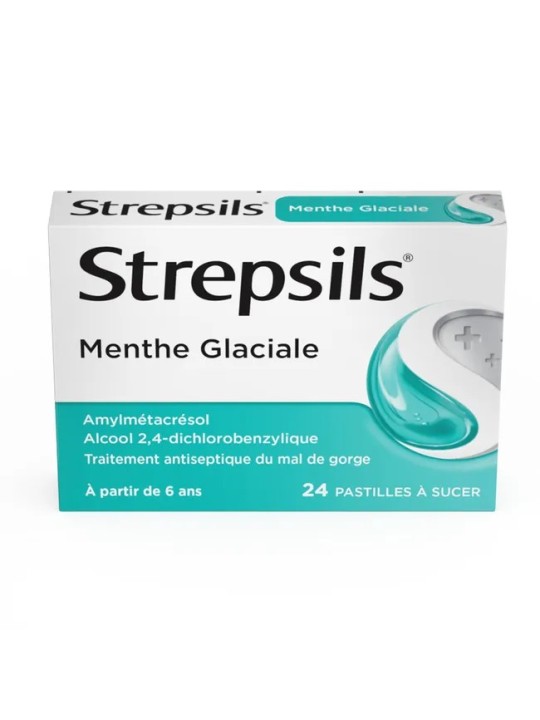 Strepsils Menthe Glaciale 24 pastilles à sucer | Nom de la...