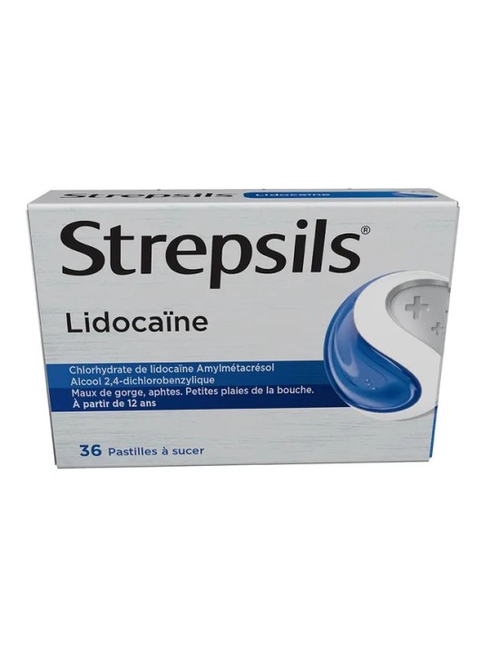 Strepsils lidocaine 36 pastilles | Nom de la Pharmacie en variable