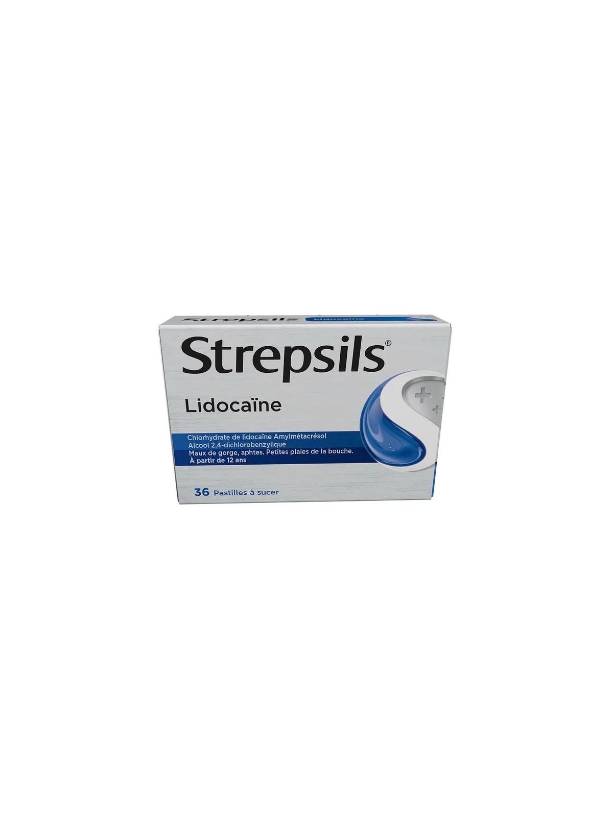 Strepsils lidocaine 36 pastilles | Nom de la Pharmacie en variable