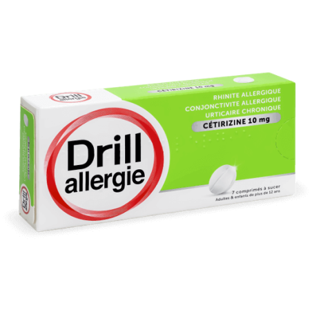 Drill allergie 10mg 7 comprimés | Nom de la Pharmacie en variable
