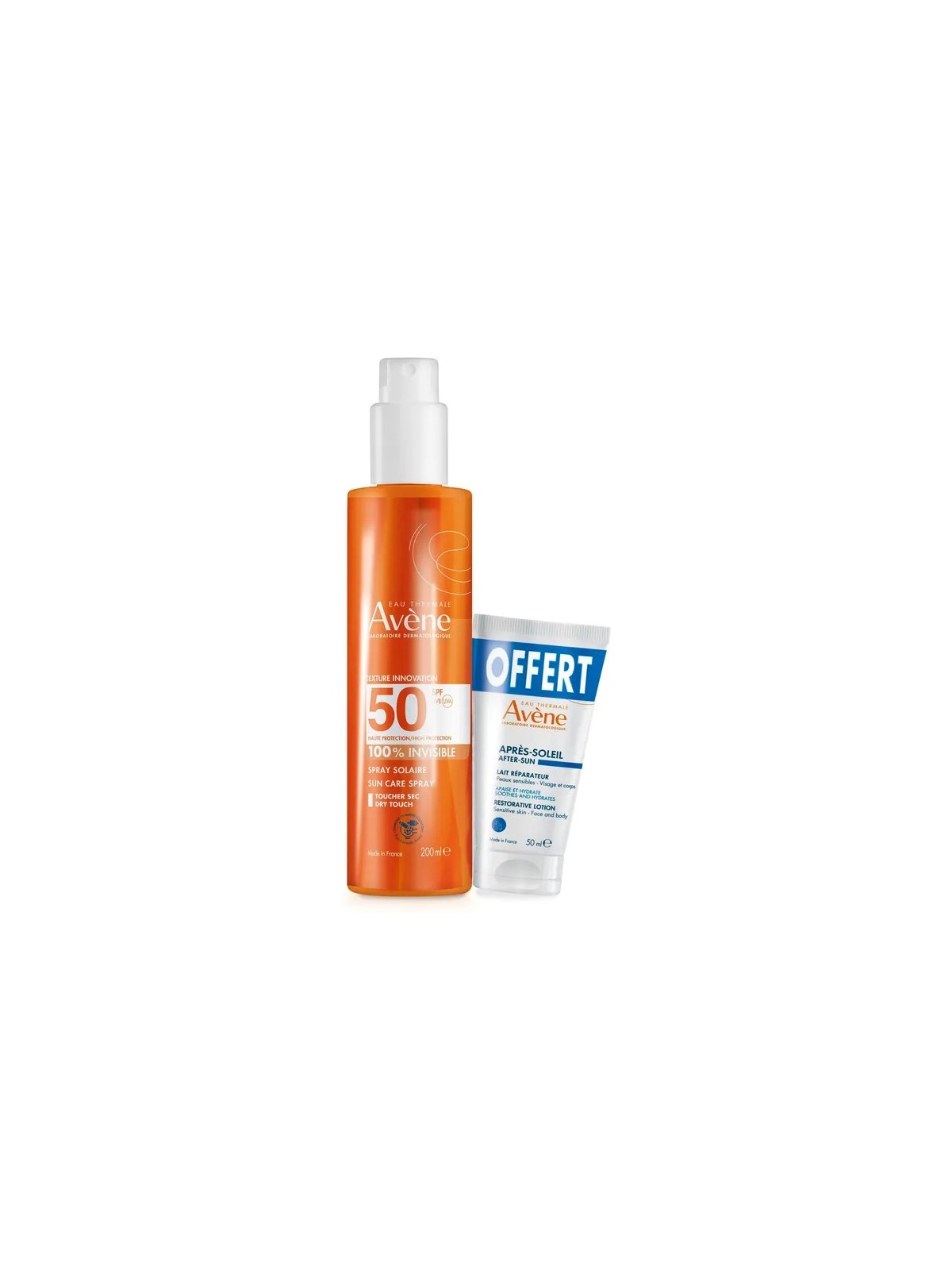 AVENE Solaire Spray SPF50+  Lait Après-Soleil 50ML