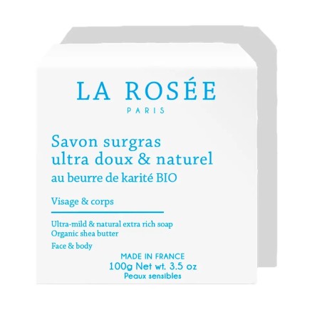 LA ROSÉE Savon Surgras au Beurre de Karité Bio 100G