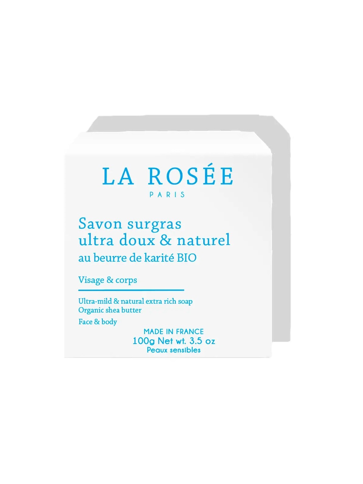 LA ROSÉE Savon Surgras au Beurre de Karité Bio 100G