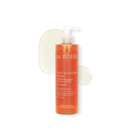 La rosée huile de douche lavante à, l'huile de grain de tournesol bio 400ml