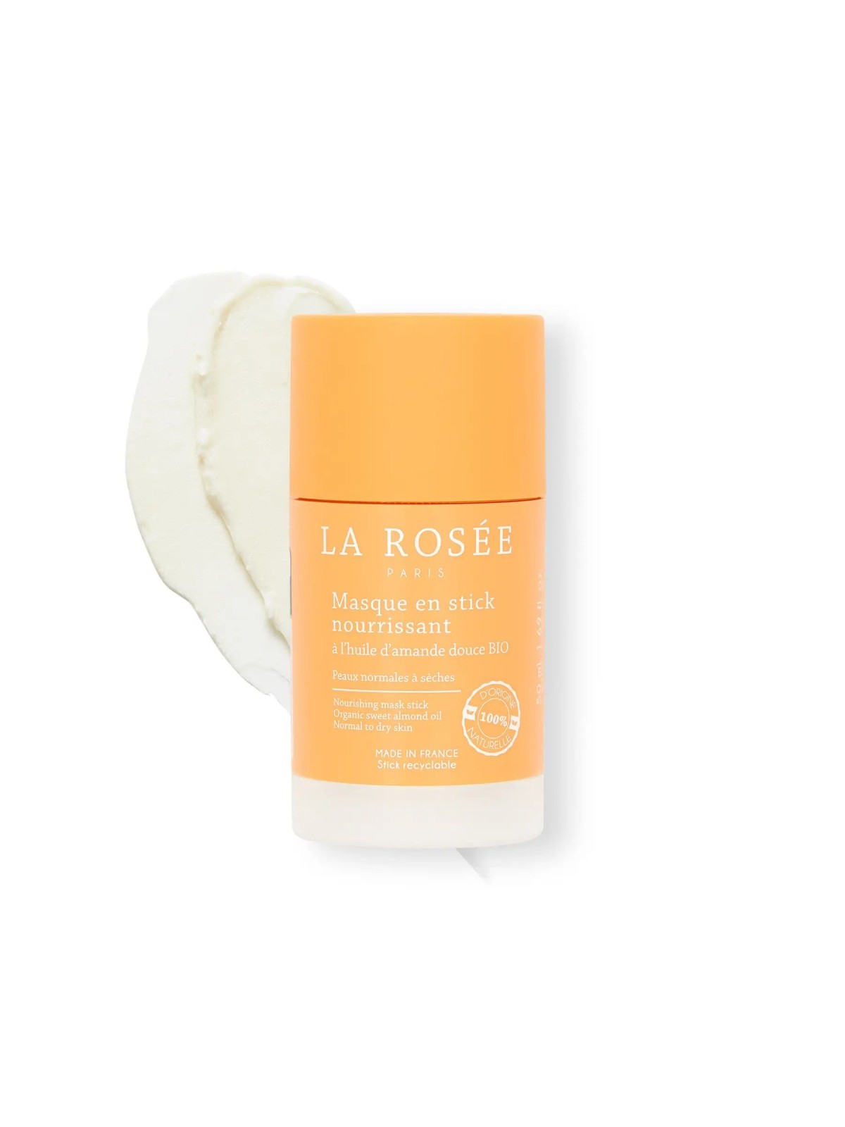 LA ROSÉE Masque en Stick Nourrissant BIO 50ML