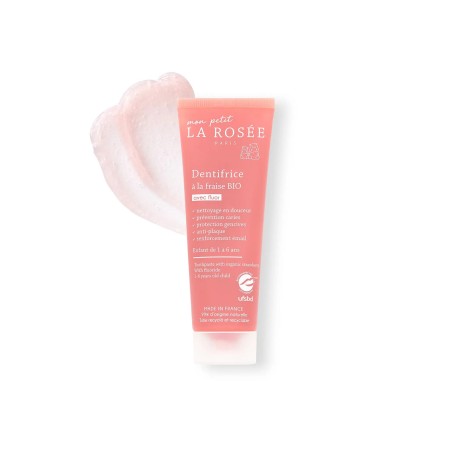 LA ROSÉE Dentifrice Enfant et Bébé à la Fraise Bio 50ML