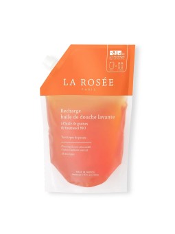 LA ROSÉE Eco-Recharge Huile de Douche Lavante 800ML