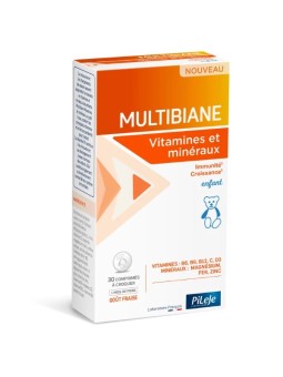 PILEJE Multibiane Enfant Vitamines et Minéraux boite de 30 comprimés