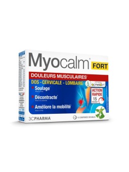3CPHARMA Myocalm Fort Boite de 15 Comprimés