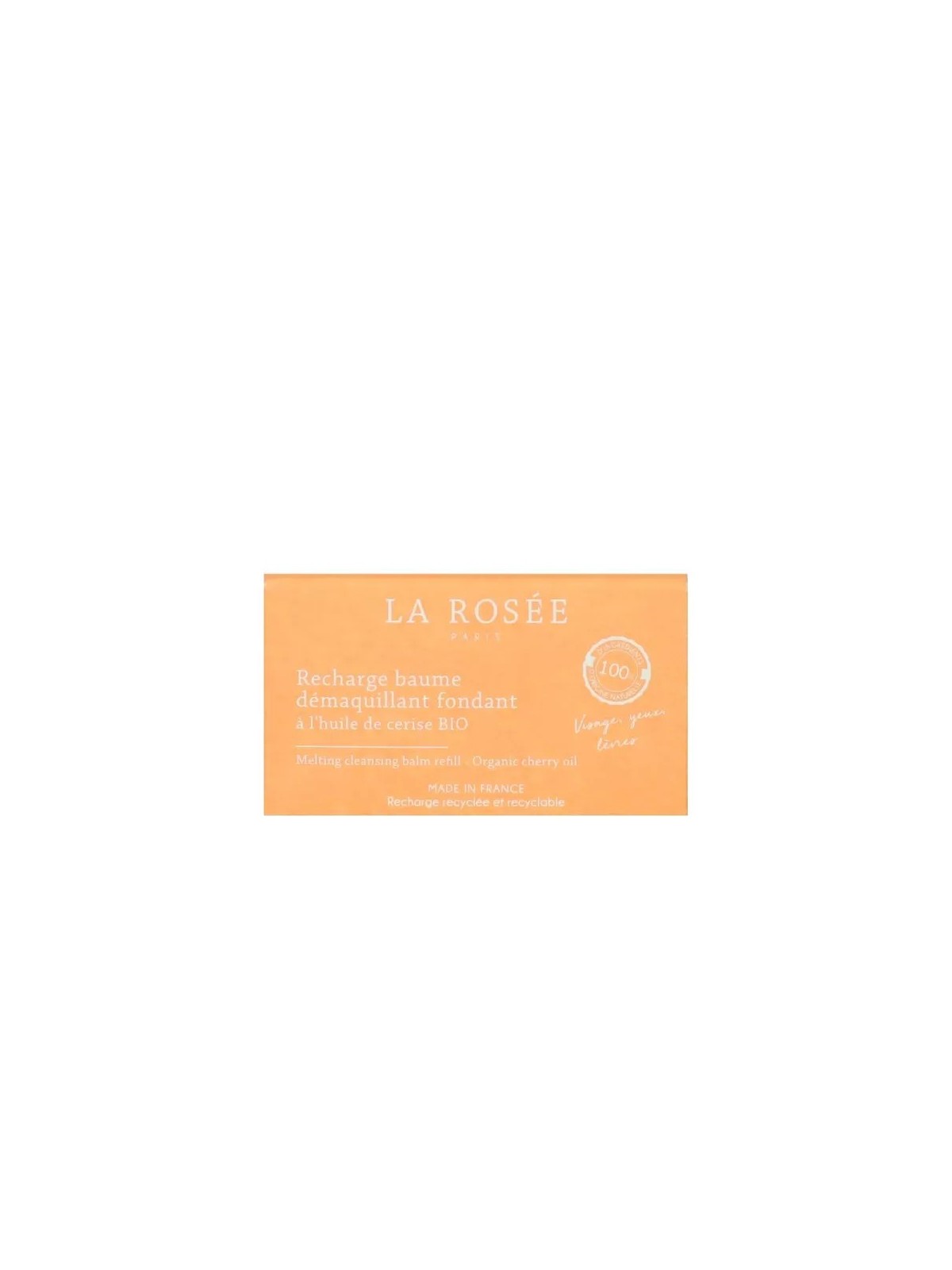 LA ROSEE Baume Démaquillant Fondant Recharge 90ML