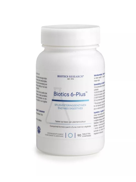 BIOTICS RESEARCH Biotics 6-Plus Comprimés boite de 90