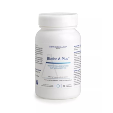 BIOTICS RESEARCH Biotics 6-Plus Comprimés boite de 90
