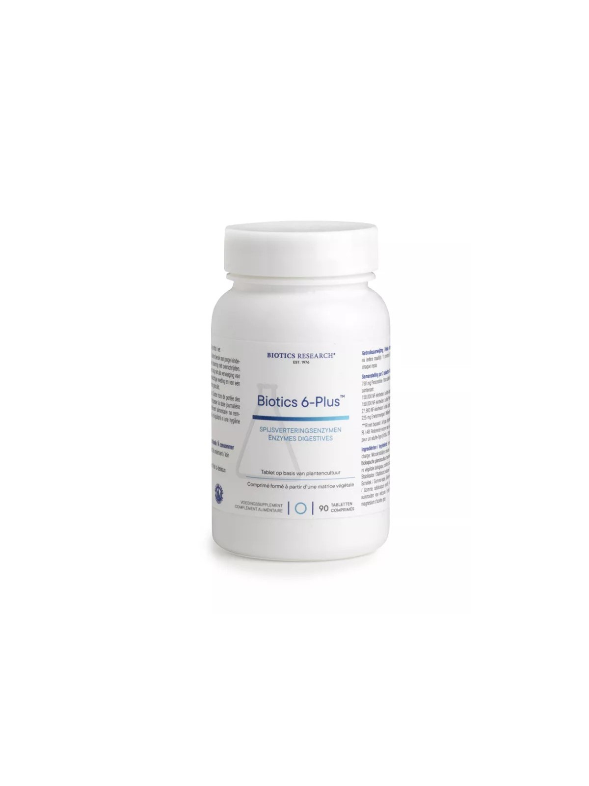 BIOTICS RESEARCH Biotics 6-Plus Comprimés boite de 90