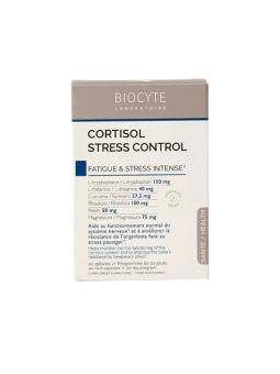 BIOCYTE Cortisol Stress Control Gélules boite de 40
