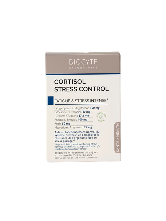BIOCYTE Cortisol Stress Control Gélules boite de 40