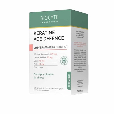 BIOCYTE Keratine Age Defence Gélules boite de 120