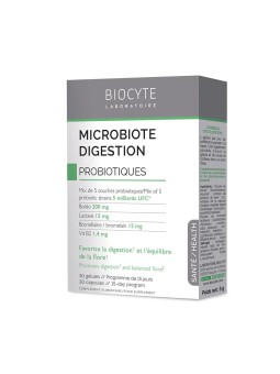 BIOCYTE Microbiote Digestion Capsules boite de 30