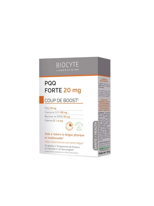 BIOCYTE PQQ Forte 20 mg Gélules boite de 10