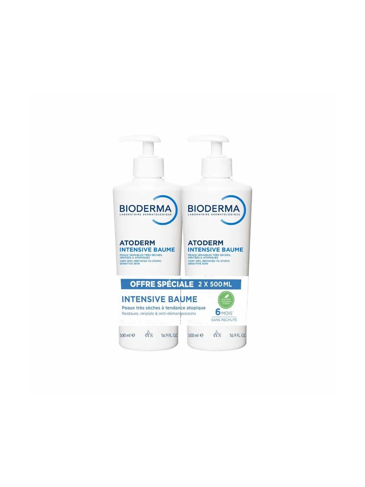 BIODERMA Atoderm Intensive Baume 2 x 500 ml