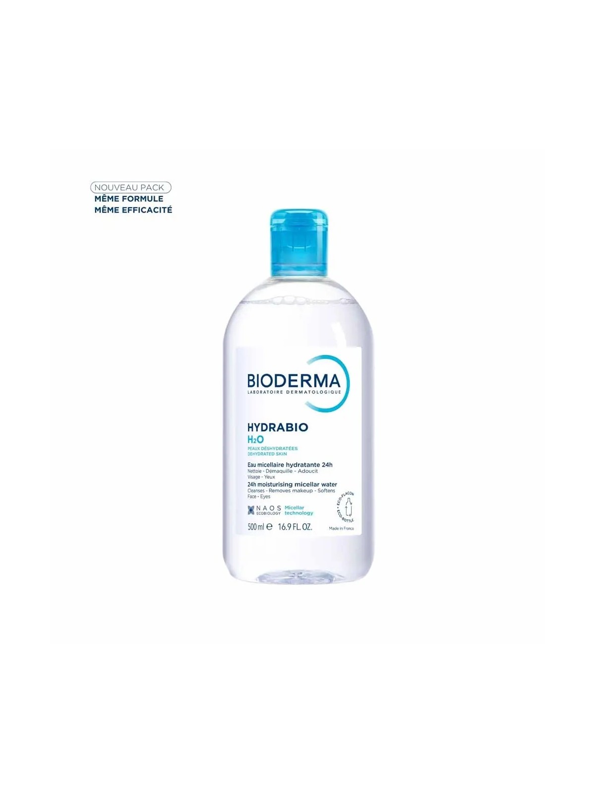 BIODERMA Hydrabio Eau Micellaire Hydratante H2O 500 ml