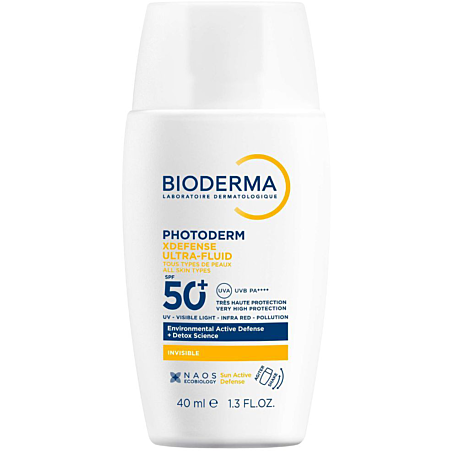 BIODERMA Photoderm Xdefense Ultra-Fluid Invisible SPF50+ 40 ml