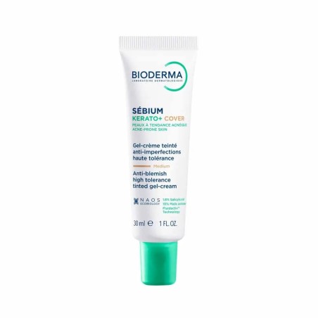 BIODERMA Sébium Kerato + Cover Gel Crème Teintée Médium 30 ml