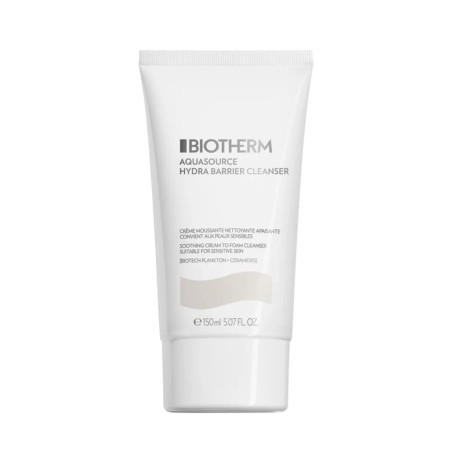 BIOTHERM Aquasource Crème Moussante Nettoyante Hydra Barrier Cleanser tube de  150 ml