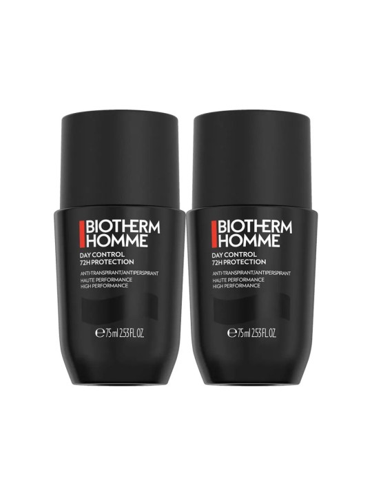 BIOTHERM Day Control Déodorant 72h Homme Roll-on 2x75 ml