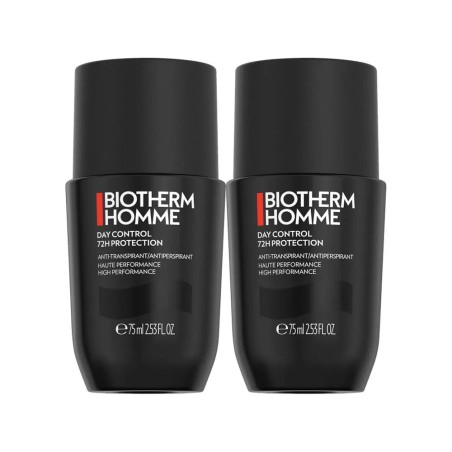 BIOTHERM Day Control Déodorant 72h Homme Roll-on 2x75 ml