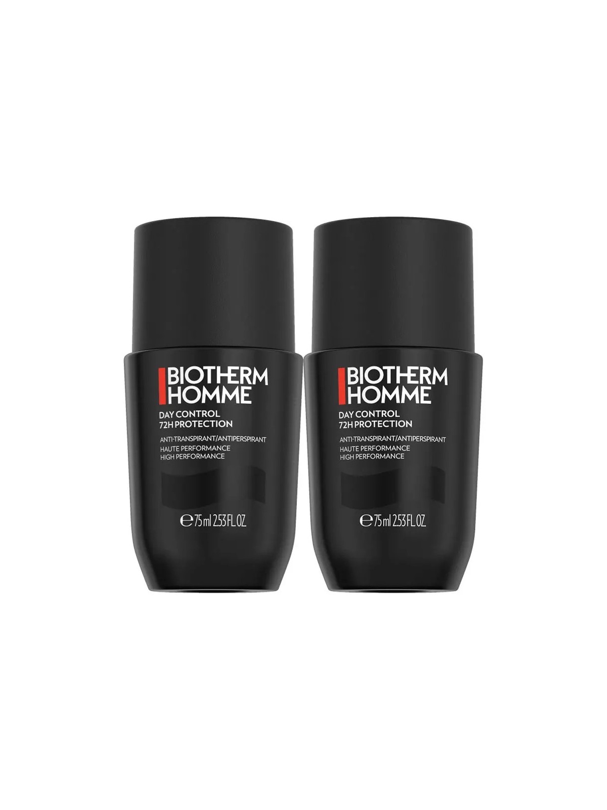 BIOTHERM Day Control Déodorant 72h Homme Roll-on 2x75 ml