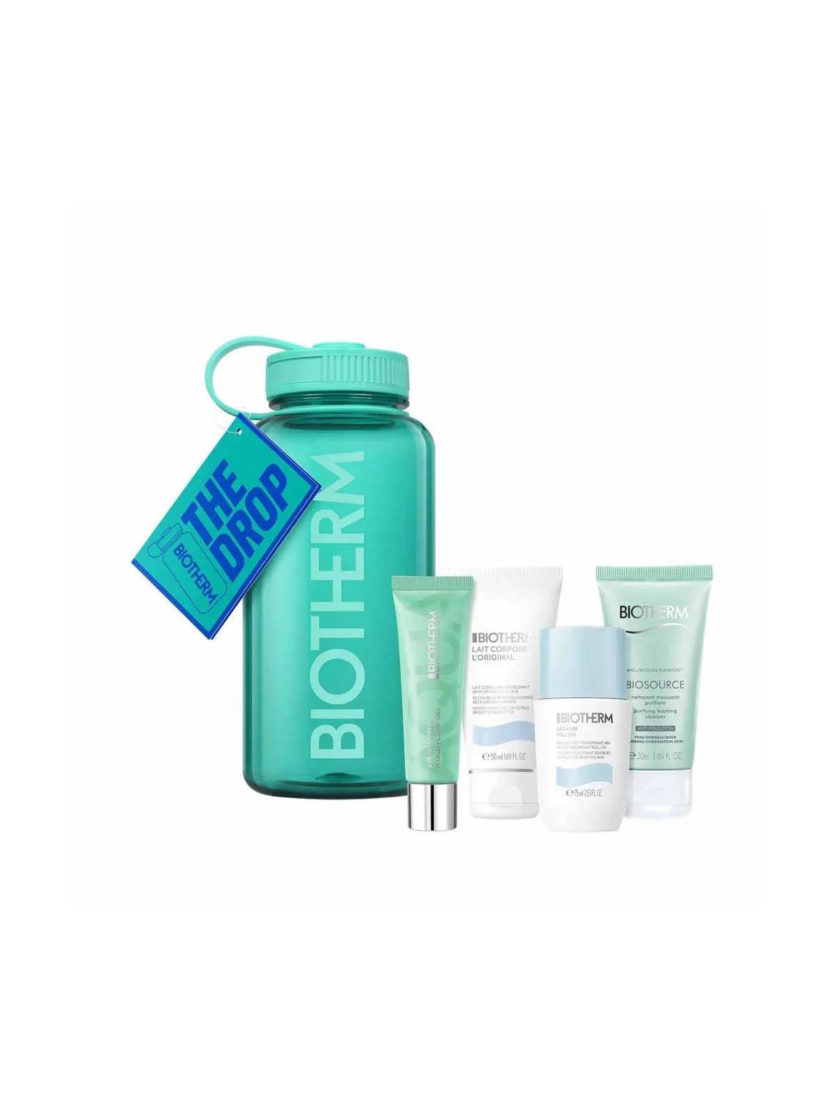BIOTHERM Drop Collection Les Essentiels d'Hydratation Gourde Verte Visage & Corps