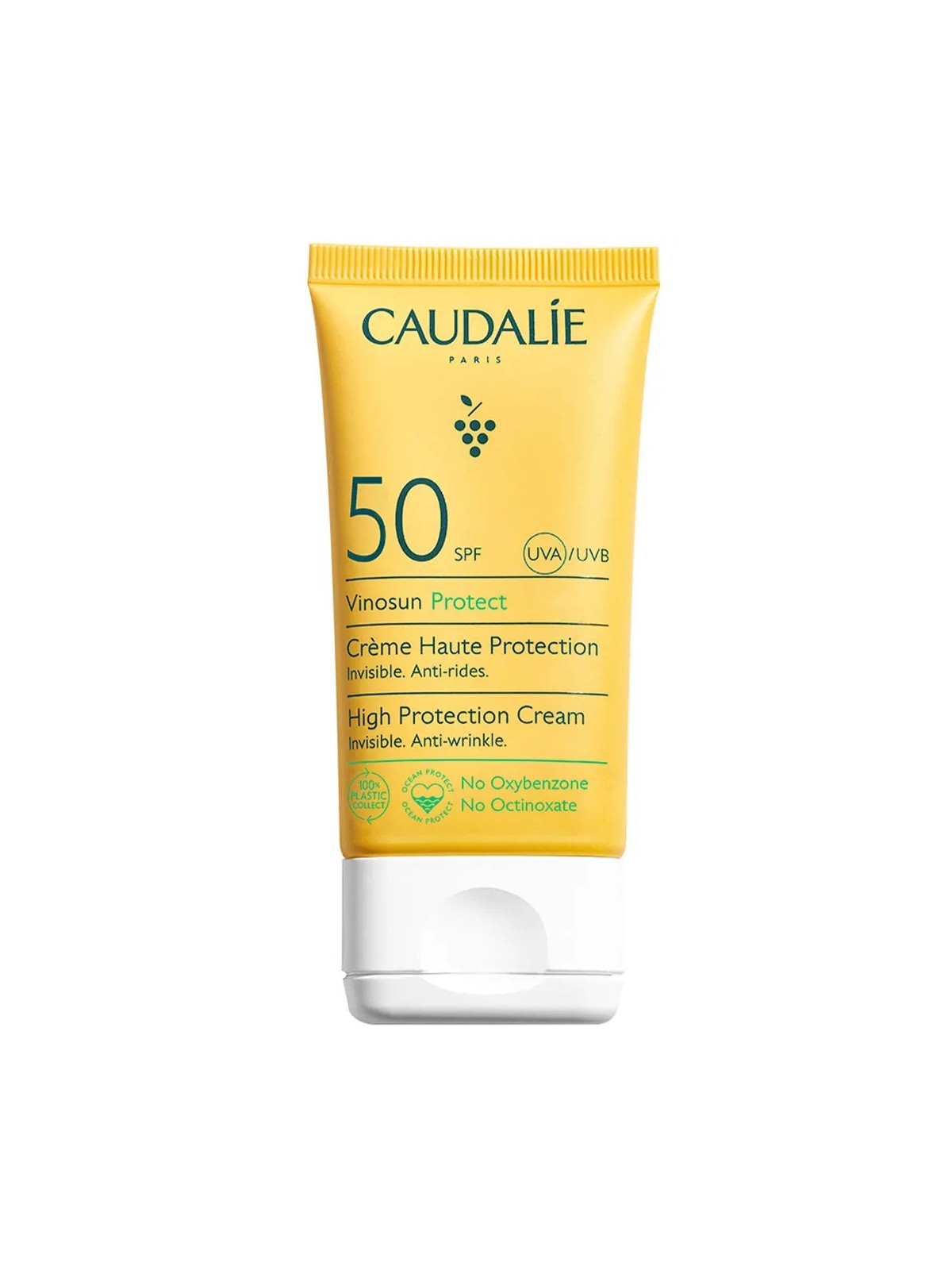 CAUDALIE Vinosun Crème Haute Protection SPF50 tube de 50 ml