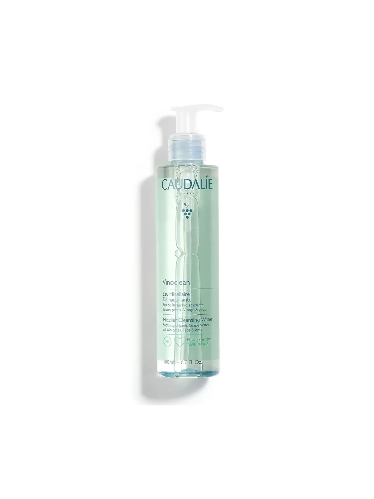 CAUDALIE Vinoclean Eau Micellaire Démaquillante Visage Et Yeux 200 ml