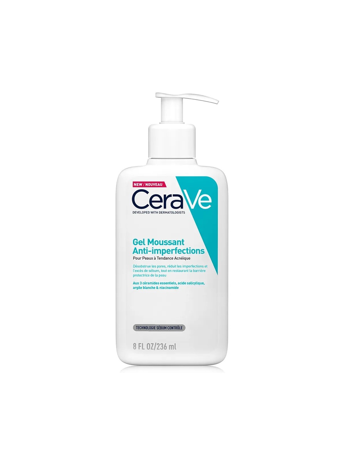 CERAVE Gel Moussant Anti-imperfections 236 ml