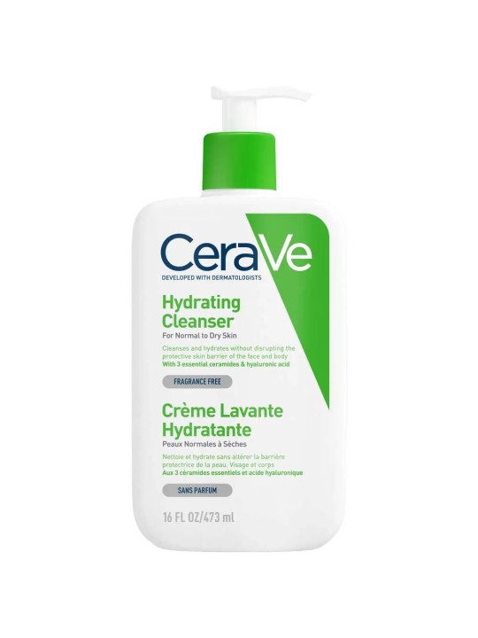 CERAVE Cleanser Corps Crème Lavante Hydratante Visage Et Corps 473 ml