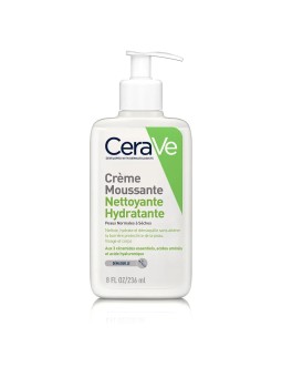 CERAVE Cleanser Visage Crème Moussante Nettoyante Hydratante 236 ml