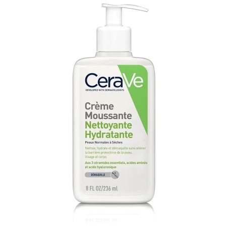CERAVE Cleanser Visage Crème Moussante Nettoyante Hydratante 236 ml