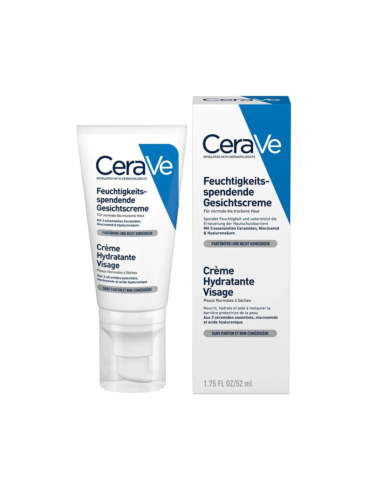 CERAVE Face Crème Hydratante Visage 52 ml