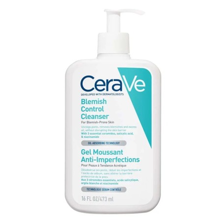 CERAVE Face Gel Moussant Anti-imperfections 473 ml