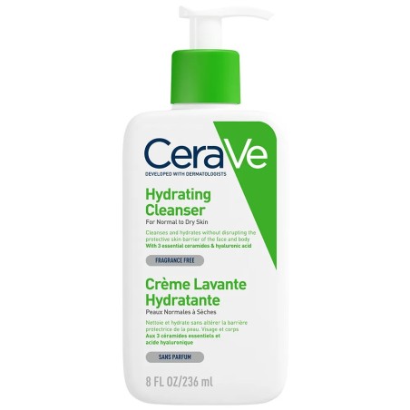 CERAVE Cleanser Corps Crème Lavante Hydratante Visage Et Corps 236 ml