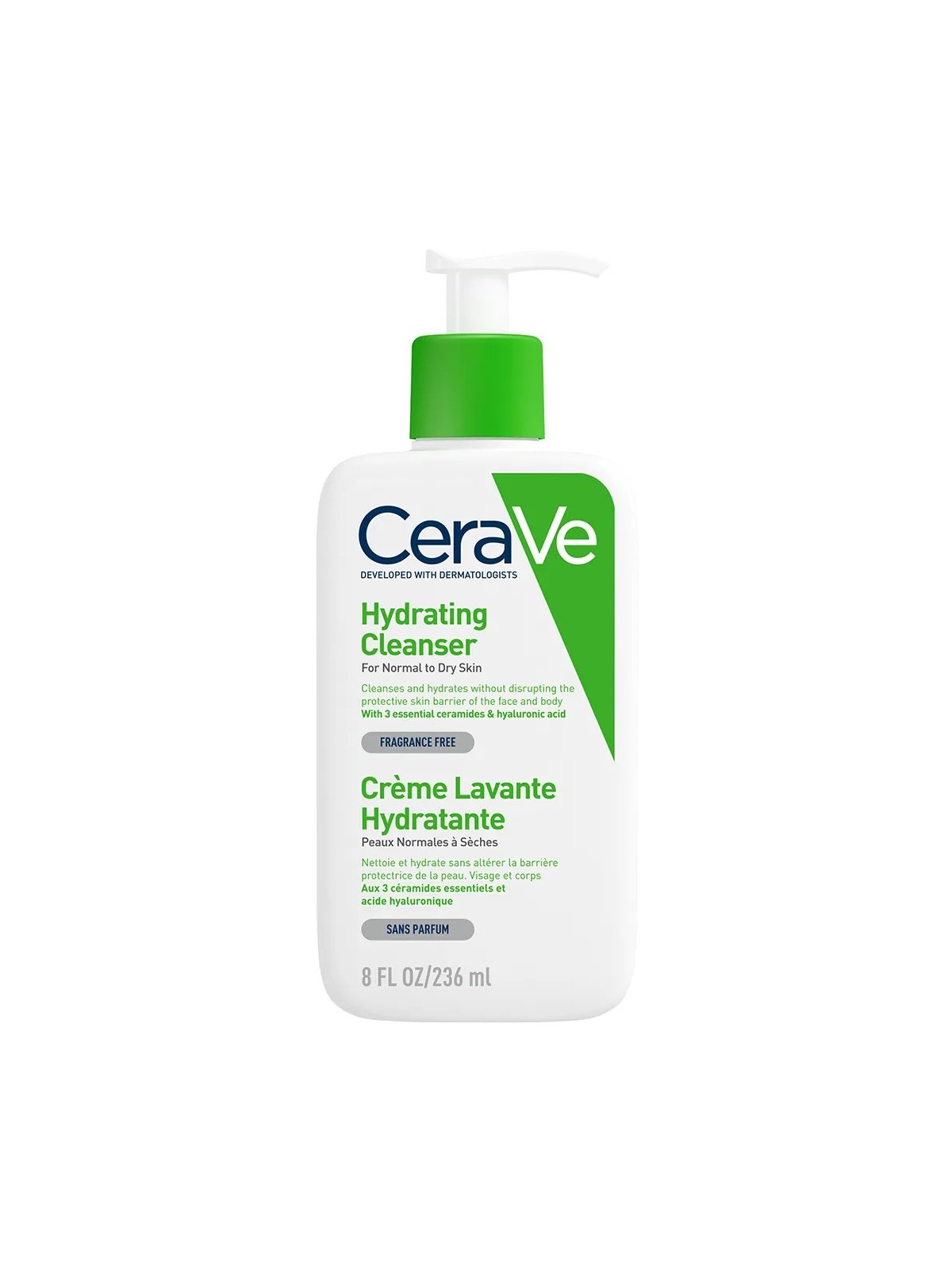 CERAVE Cleanser Corps Crème Lavante Hydratante Visage Et Corps 236 ml