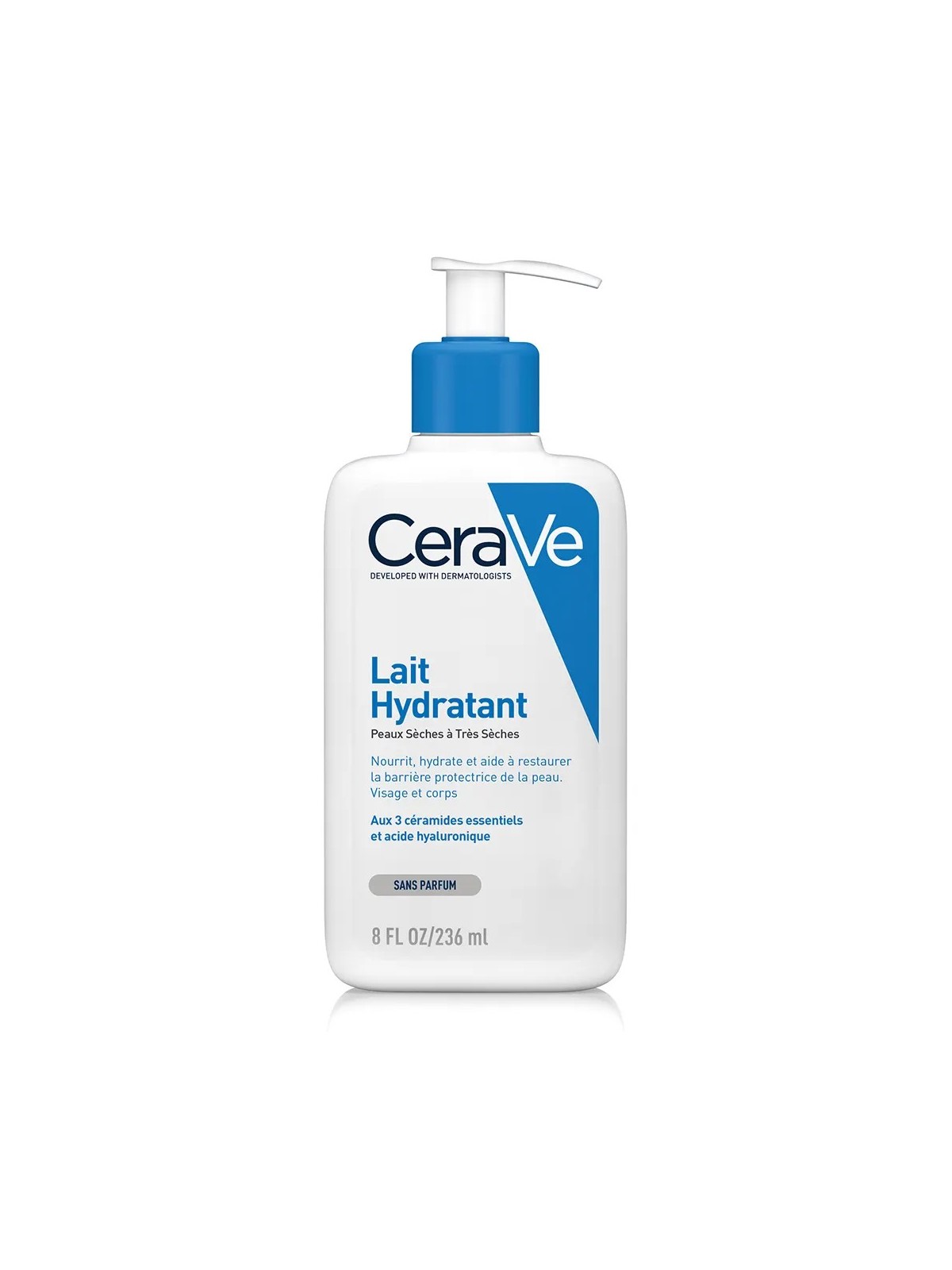 CERAVE Body Lait Hydratant Visage Et Corps flacon pompe de 236 ml