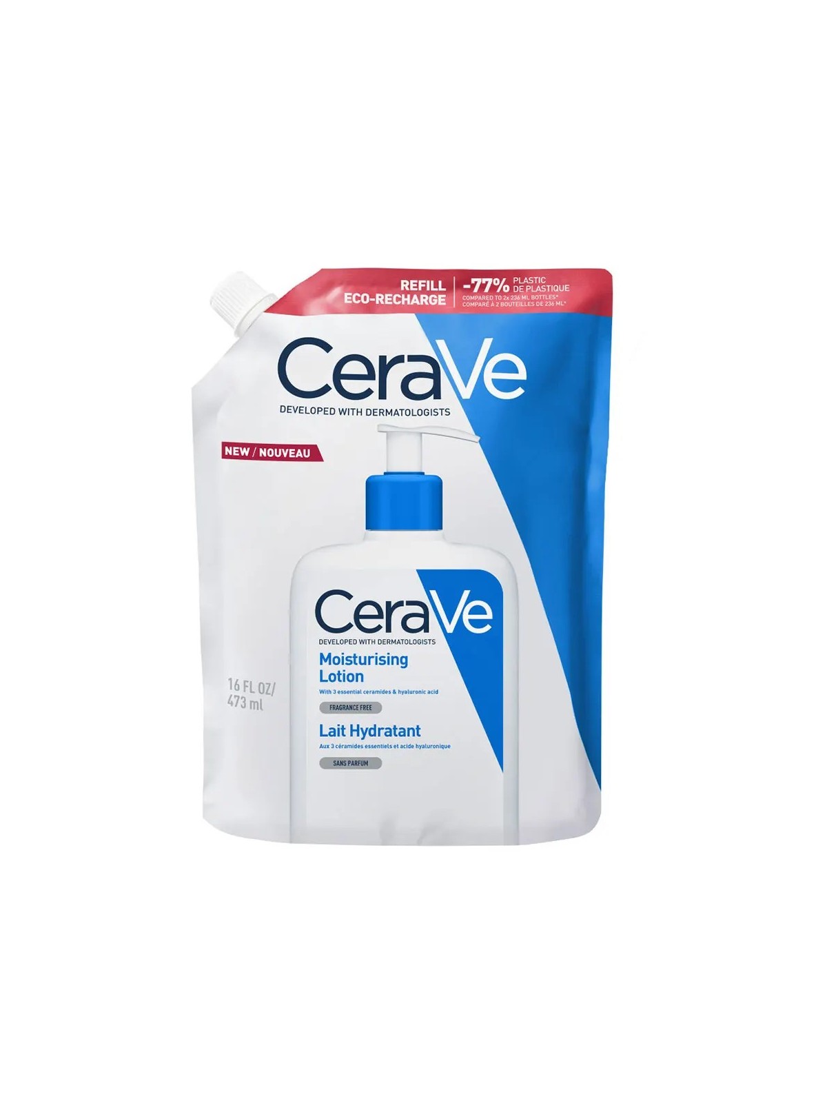 CERAVE Body Eco Recharge Lait Hydratant Visage Et Corps 473 ml