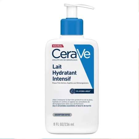 CERAVE Body Lait Hydratant Intensif flacon pompe de 236 ml