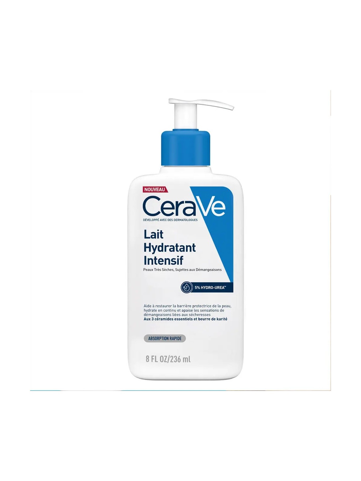 CERAVE Body Lait Hydratant Intensif flacon pompe de 236 ml