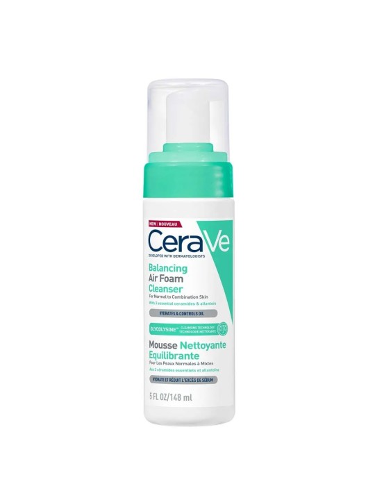 CERAVE Cleanser Visage Mousse Nettoyante Equilibrante 148 ml