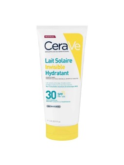 CERAVE Lait Solaire Invisible Hydratant SPF 30 Haute Protection Visage et Corps 177 ml