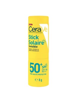 CERAVE Stick Solaire Invisible SPF 50+ Haute Protection 8 g
