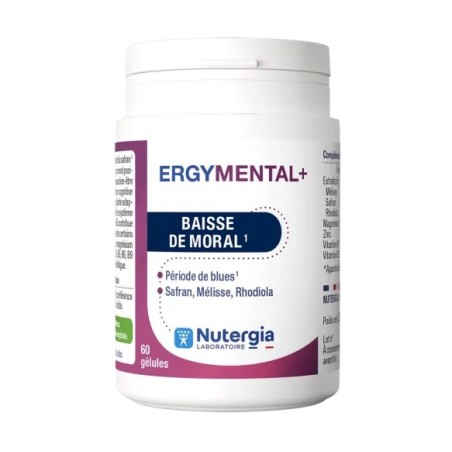 NUTERGIA Ergymental Gélules pot de 60