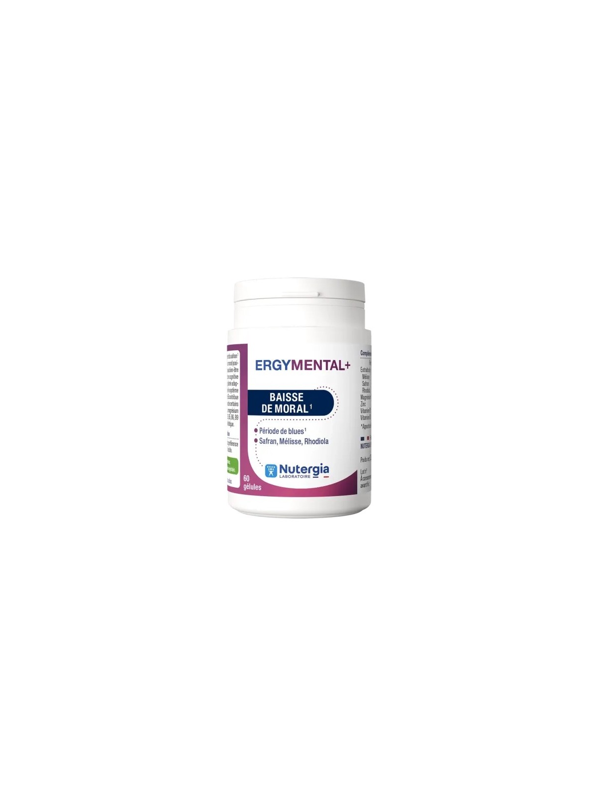 NUTERGIA Ergymental Gélules pot de 60